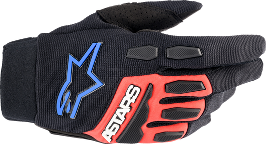 Alpinestars - Full Bore XT Gloves - Black/Bright Red/Blue