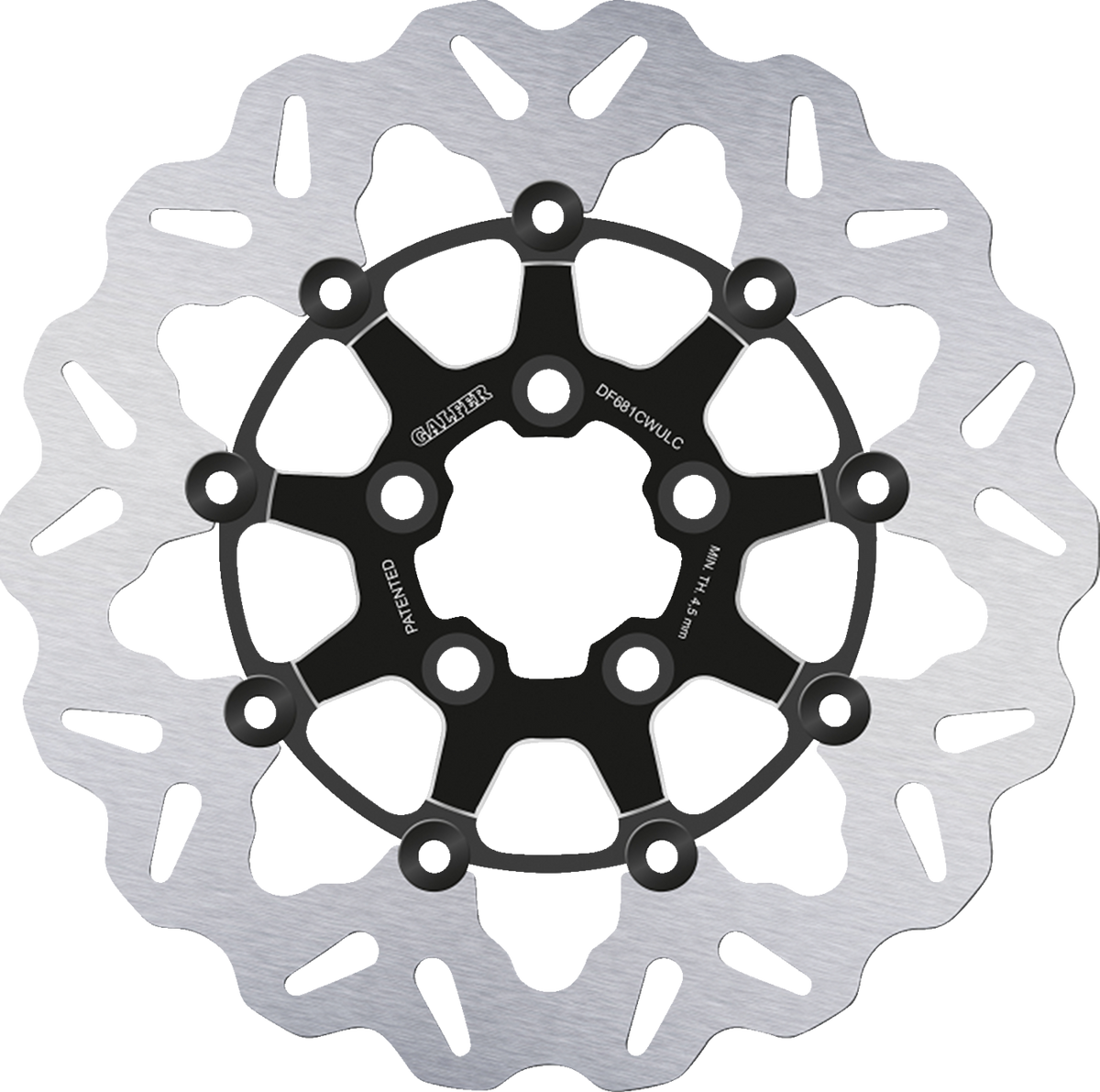 Galfer - DF681CWULC - DISC W FLOATING BLACK CONTRAST 292X5MM