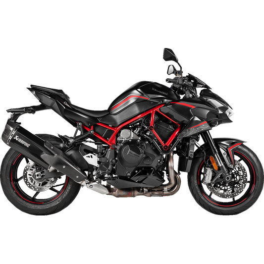 Akrapovic - S-K10SO31-HGITBL - Slip-On Line Muffler - Titanium