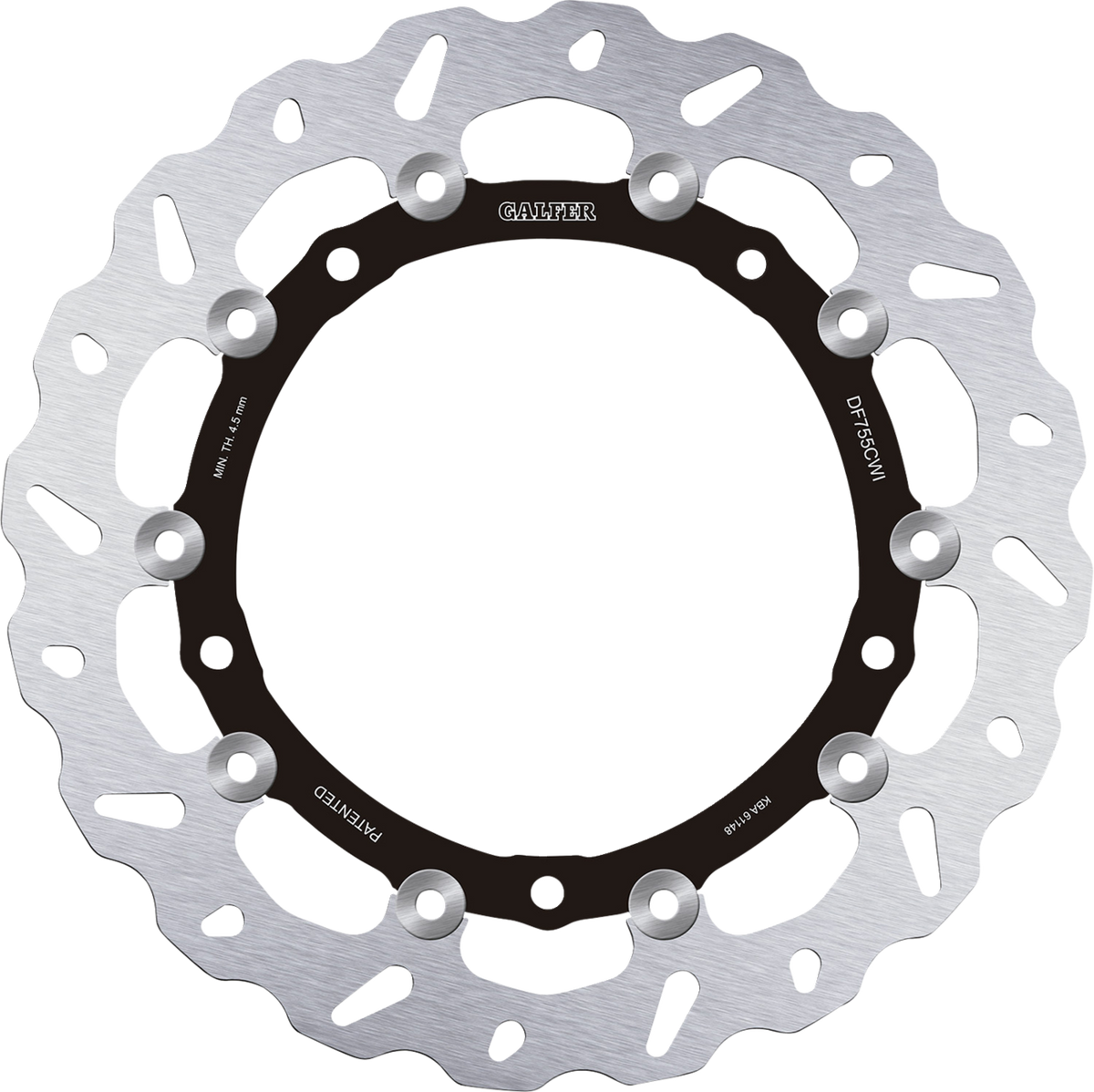 Galfer - DF755CWI - DISC W FLOATING COMPLETE LEFT (C. ALU.) 320X5MM