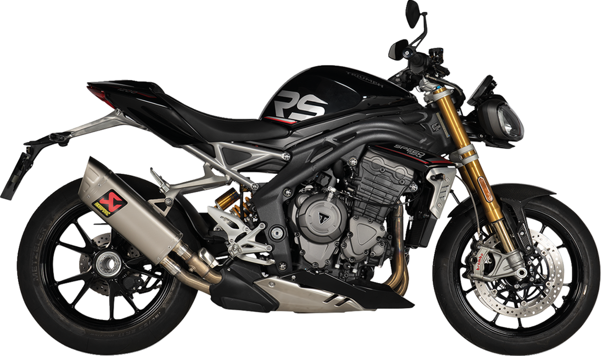 Akrapovic - S-T12SO5-HAPXLT - Slip-On Line Muffler - Titanium