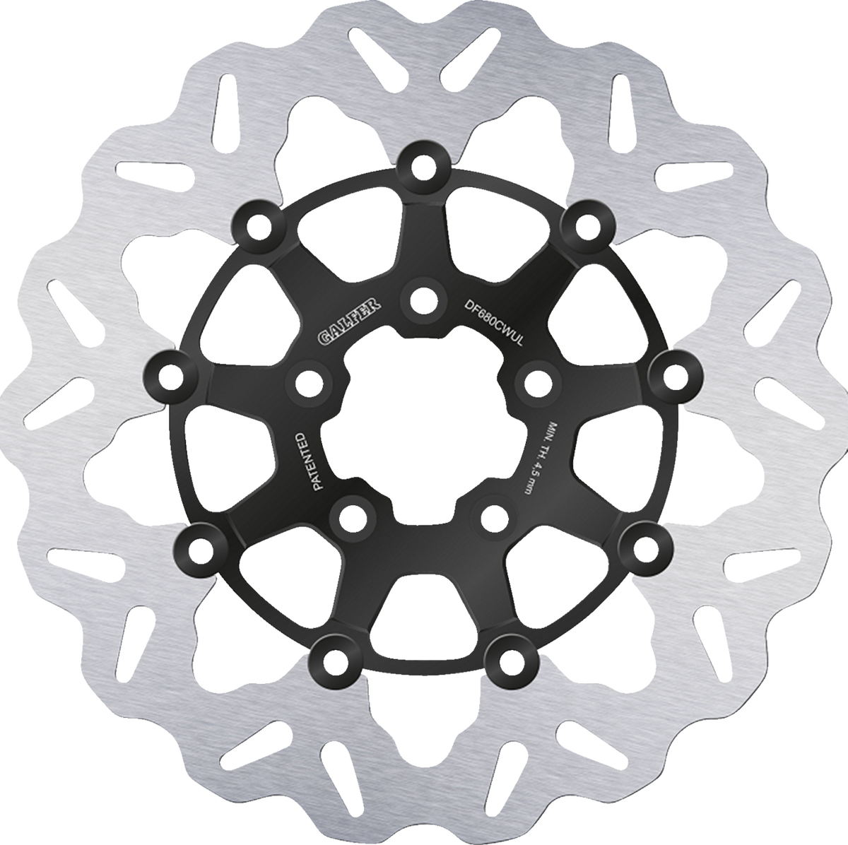 Galfer - DF680CWUL - DISC W FLOATING BLACK BRIGHT 292X5MM