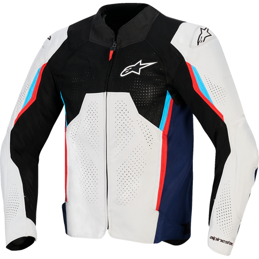 Alpinestars - AST v3 Air Jacket - Silver/Deep Blue/Bright Red