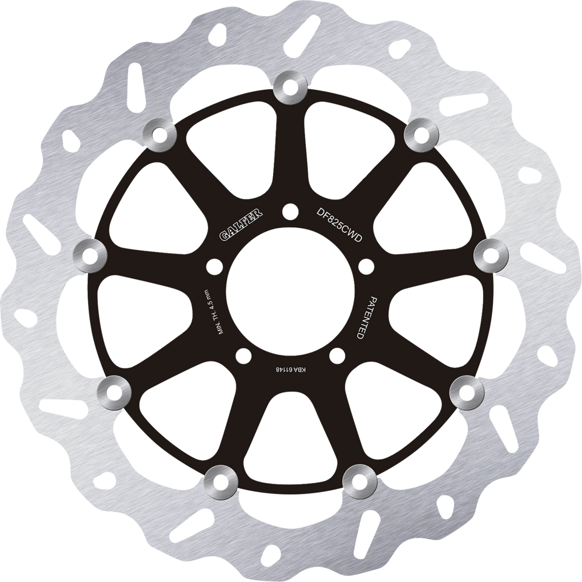Galfer - DF825CWD - DISC W FLOATING COMPLETE RIGHT (C. ALU.) 330X5M