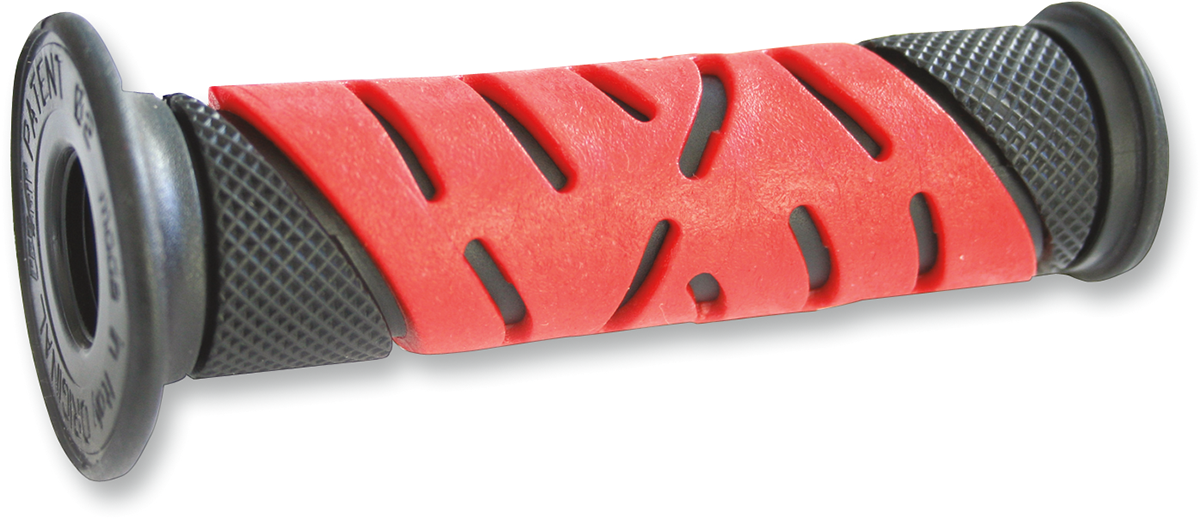 Pro Grip - 719 Dual Density Sportbike Grips - Open Ends - Black/Red