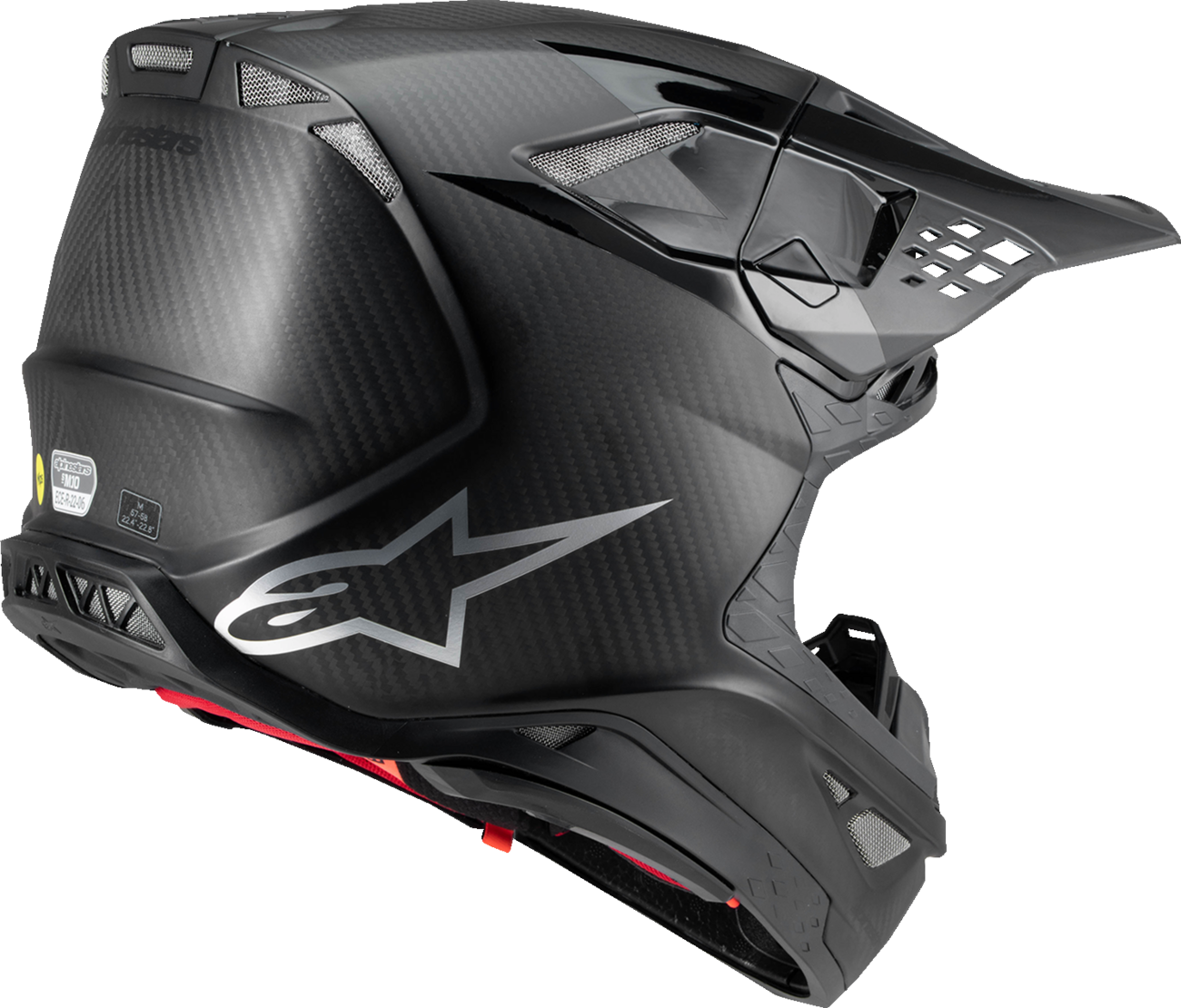 Alpinestars - Supertech M10 Helmet - Fame - MIPS® - Black Carbon