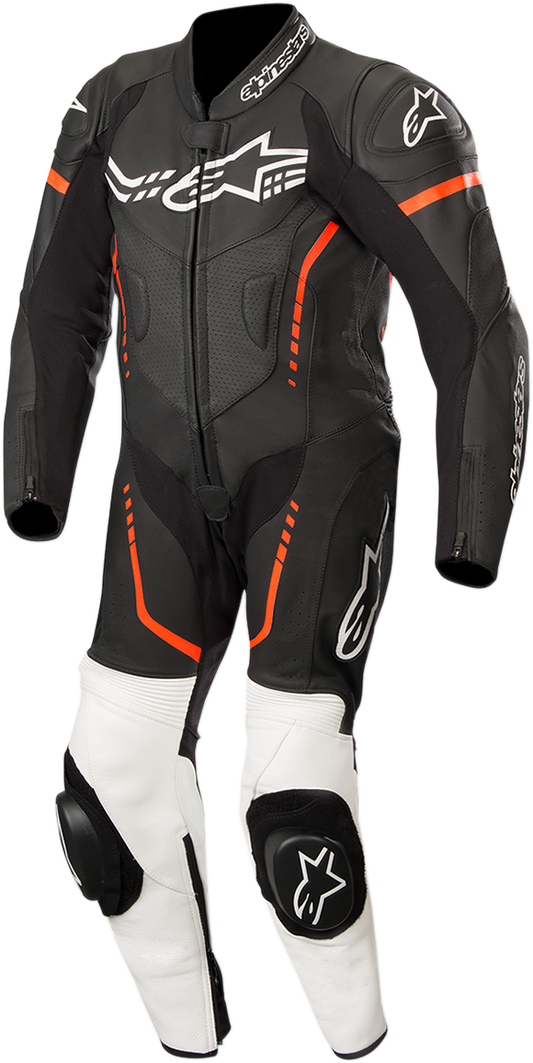 Alpinestars - Youth GP Plus 1-Piece Leather Suit - Black/White/Red Fluorescent