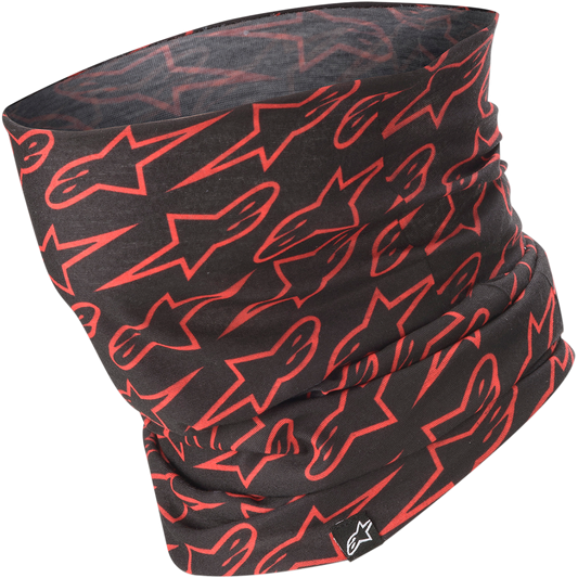 Alpinestars - Neck Tube - Astars - Black/Fluo Red