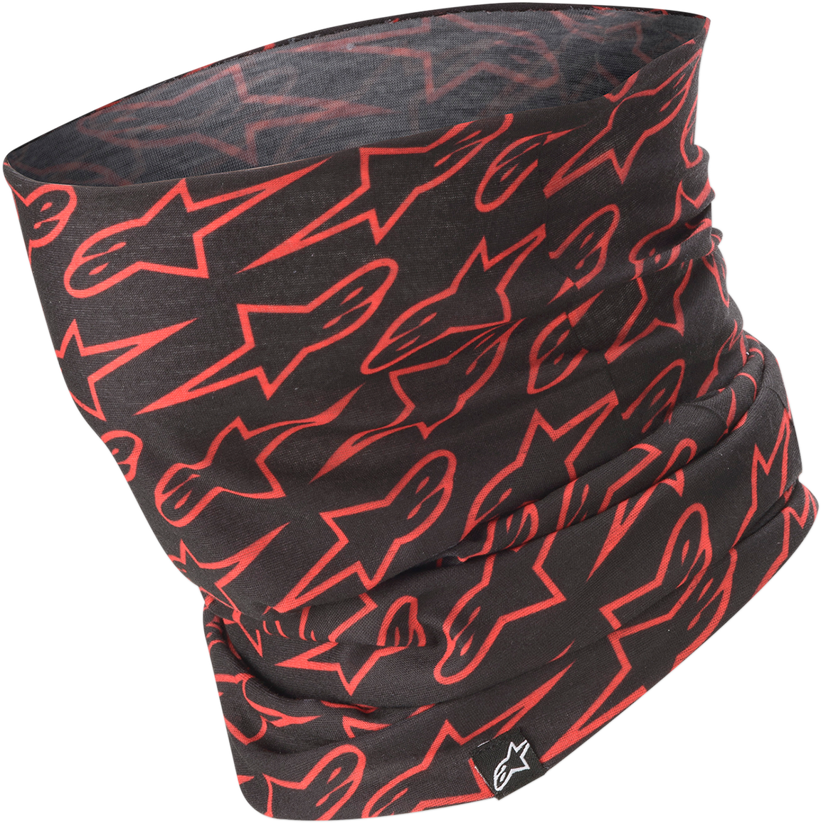 Alpinestars - Neck Tube - Astars - Black/Fluo Red