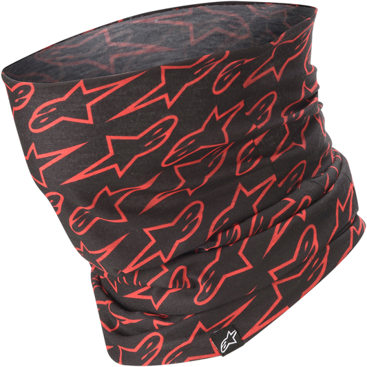 Alpinestars - Neck Tube - Astars - Black/Fluo Red