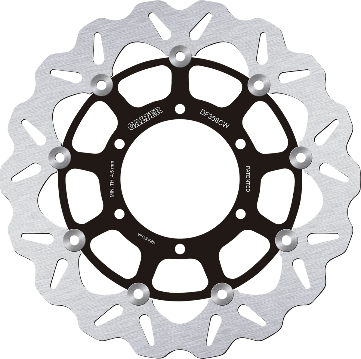 Galfer - DF358CW - DISC W FLOATING COMPLETE (C. ALU.) 310X5MM