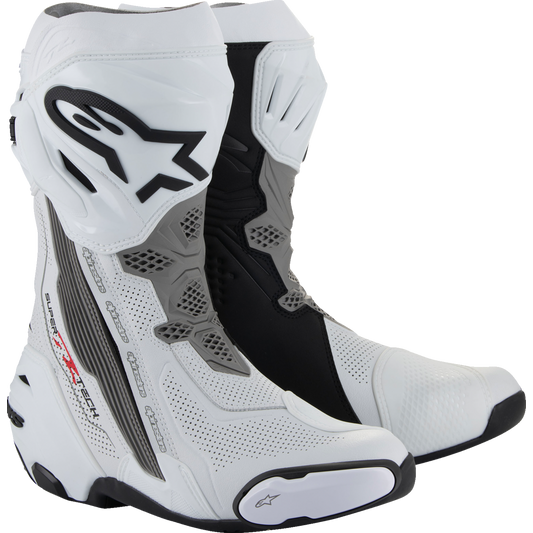 Alpinestars - Supertech R Vented Boots - White/Gray/Black