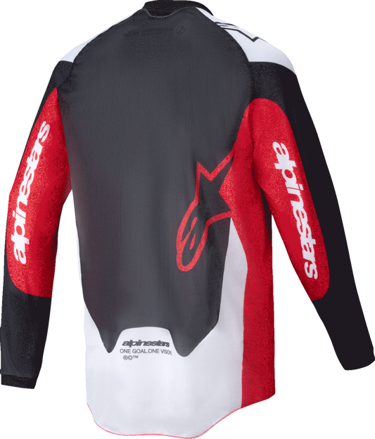 Alpinestars - Pro-Dura Long-Sleeve Jersey - Black/Bright Red/White