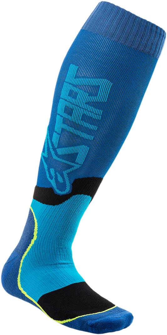 Alpinestars - MX Plus 2 Socks - Black/Cyan