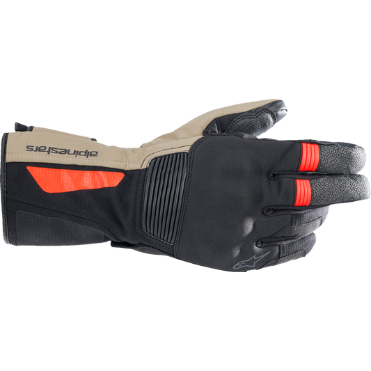 Alpinestars - Denali Aerogel Drystar® Gloves - Black/Dark Khaki/Fluo Red