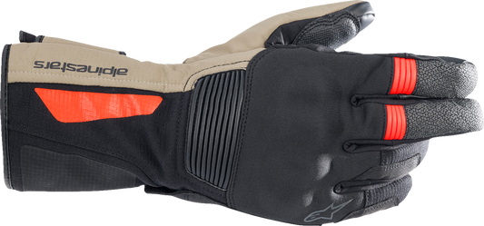 Alpinestars - Denali Aerogel Drystar® Gloves - Black/Dark Khaki/Fluo Red