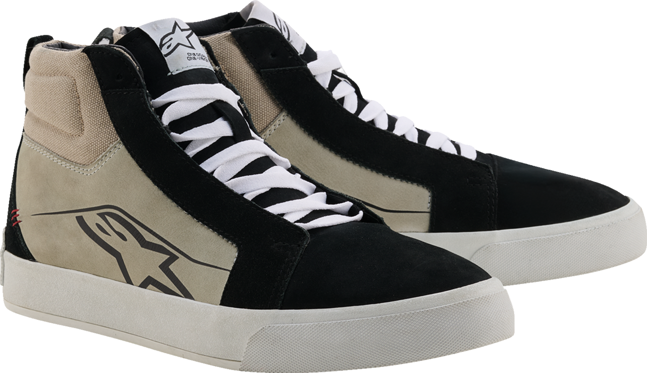 Alpinestars - Ride-63 Leather Shoes - Black/Cool Gray/White