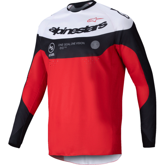 Alpinestars - Pro-Dura Long-Sleeve Jersey - Black/Bright Red/White