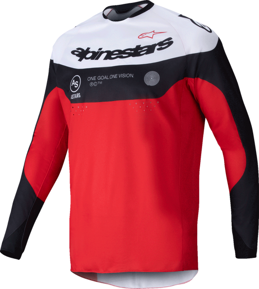 Alpinestars - Pro-Dura Long-Sleeve Jersey - Black/Bright Red/White