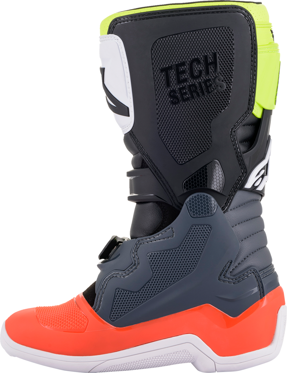 Alpinestars - Youth Tech 7S Boots - Black/Gray/Red/White/Yellow