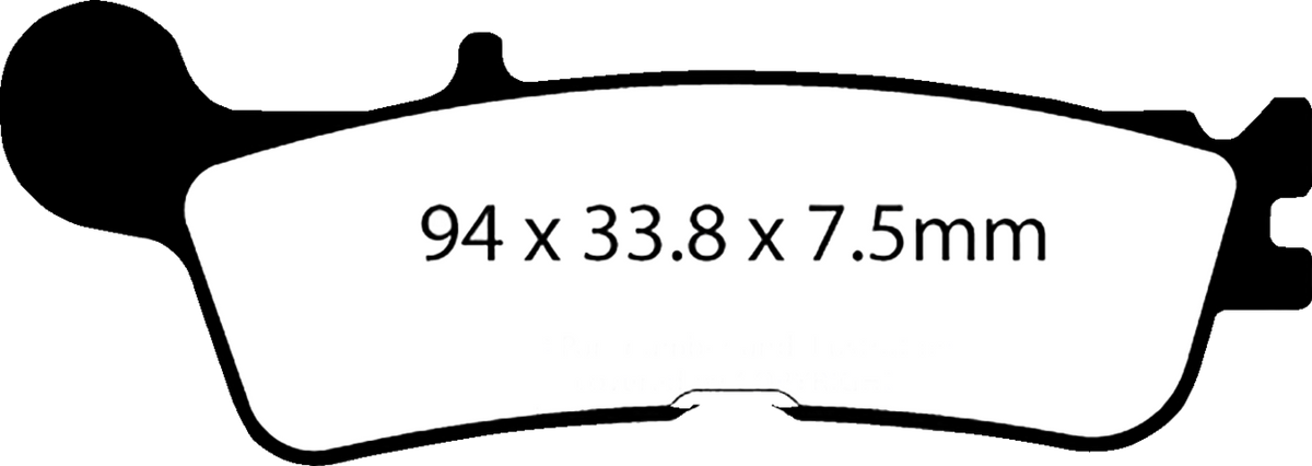 EBC - FA755R - Sintered "R" Brake Pads