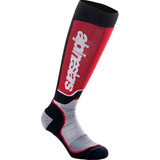 Alpinestars - MX Plus Socks - Black/Red/Gray