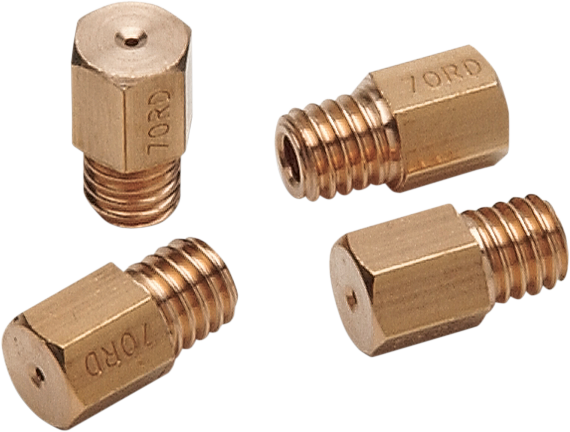 EBC - HJ350-4 - A-Bax Precision Mikuni-Style Hex Head (HJ Prefix) Main Jets - #350 - 4-Pack