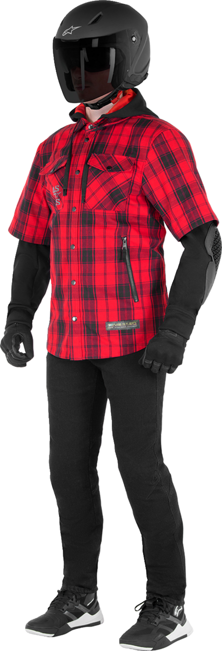 Alpinestars - MO.ST.EQ Tartan Jacket - Red/Black