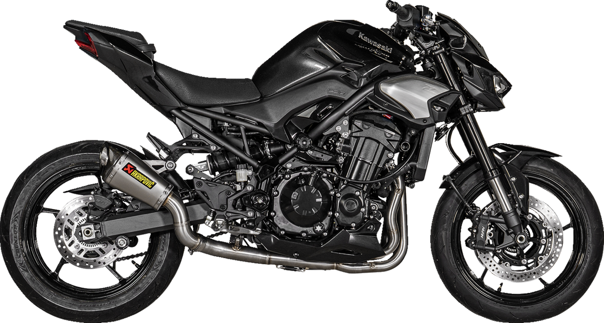 Akrapovic - S-K9SO12-ASZT - Slip-On Line Muffler - Race - Titanium - Kawasaki Z900