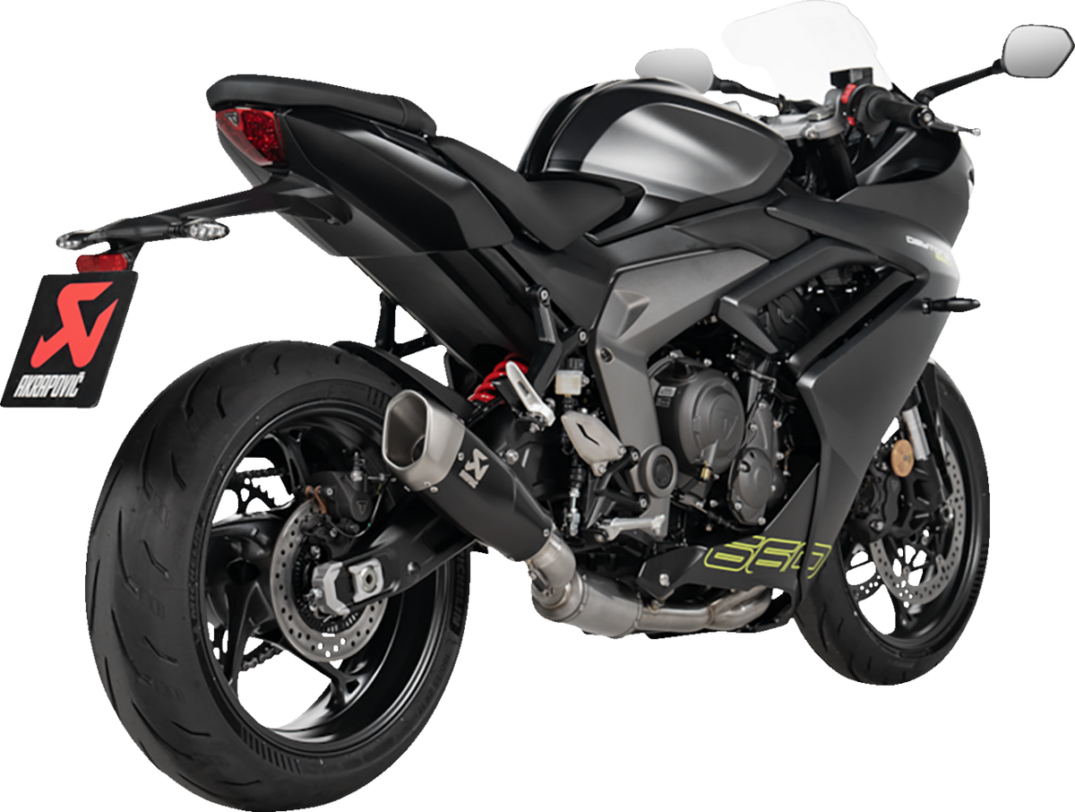 Akrapovic - S-T6R2-CQTBL - Racing Line Exhaust System - Titanium - Tiger Sport 660