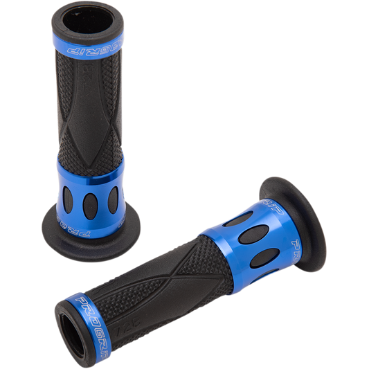Pro Grip - 728 Superbike Grips - Open Ends - Blue