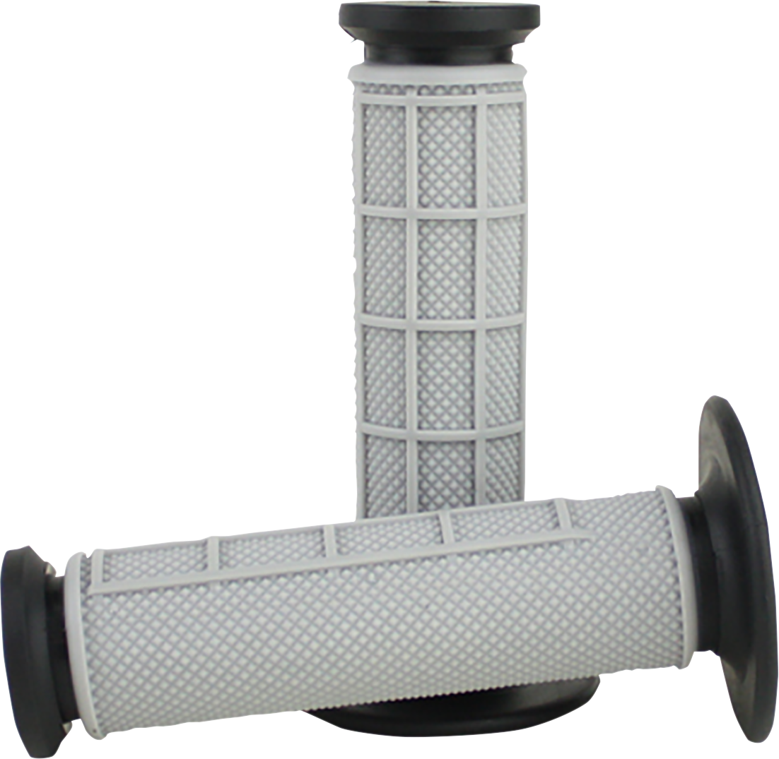 Driven Racing - D535-BK - Pro Waffle Grips - Black/Gray