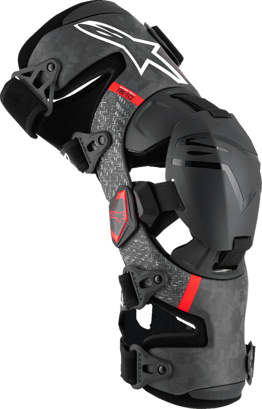 Alpinestars - Supertech RK-10 Plasma Knee Braces - Black/Red