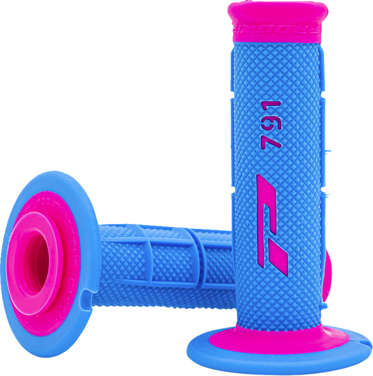 Pro Grip - Triple Density 791 Grips - Fuchsia/Light Blue