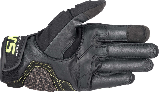 Alpinestars - Halo Gloves - Forest Black/Fluo Yellow