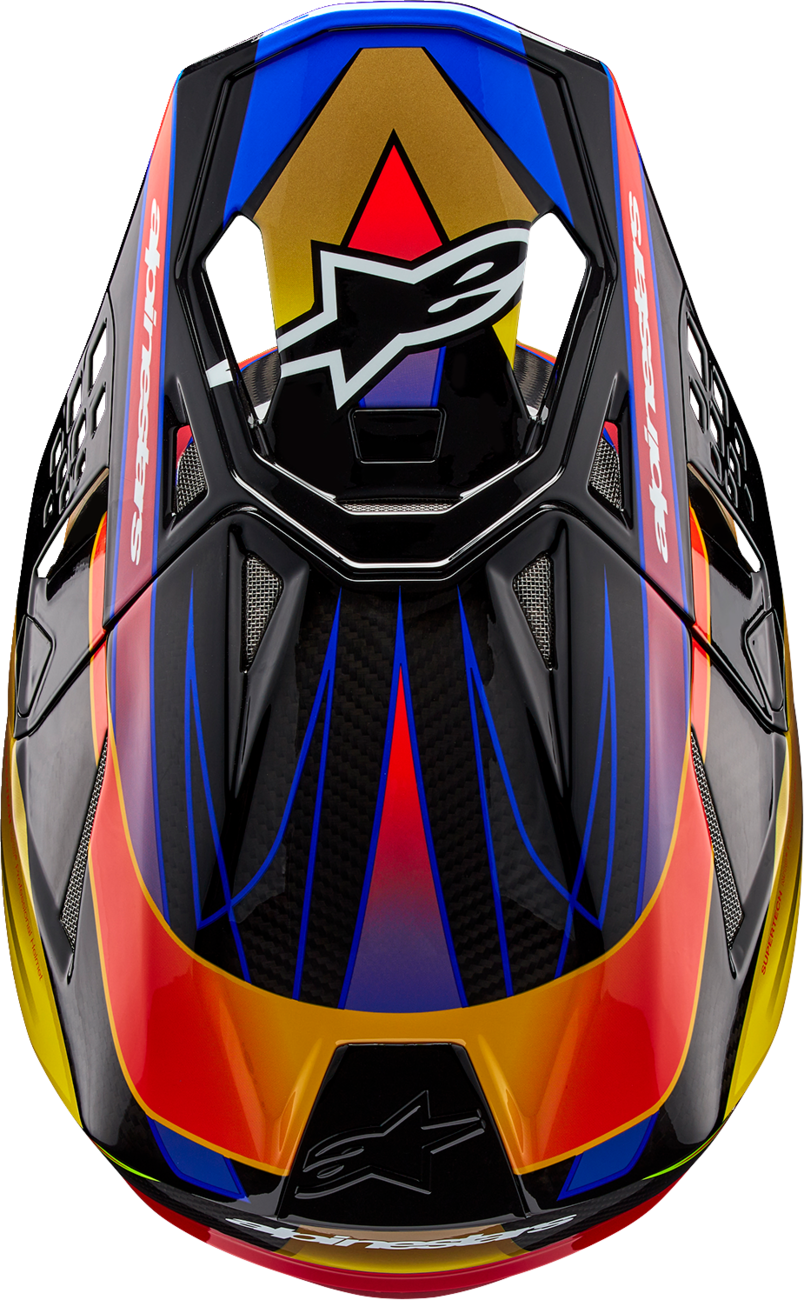 Alpinestars - Supertech M10 Helmet - Era - MIPS® - Gloss Gold/Yellow/Rio Red
