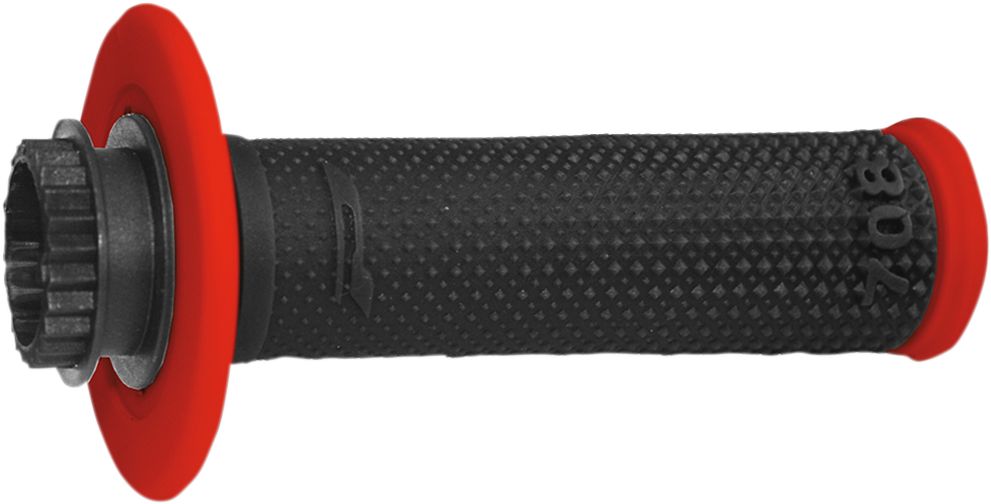 Pro Grip - 708 Lock-On Grips - Red/Black