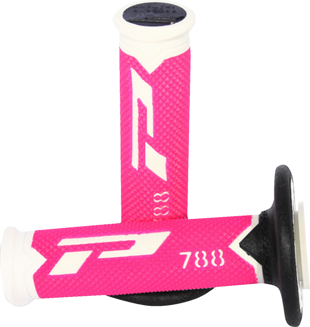 Pro Grip - Cross Triple Density 788 Grips - White/Pink/Black