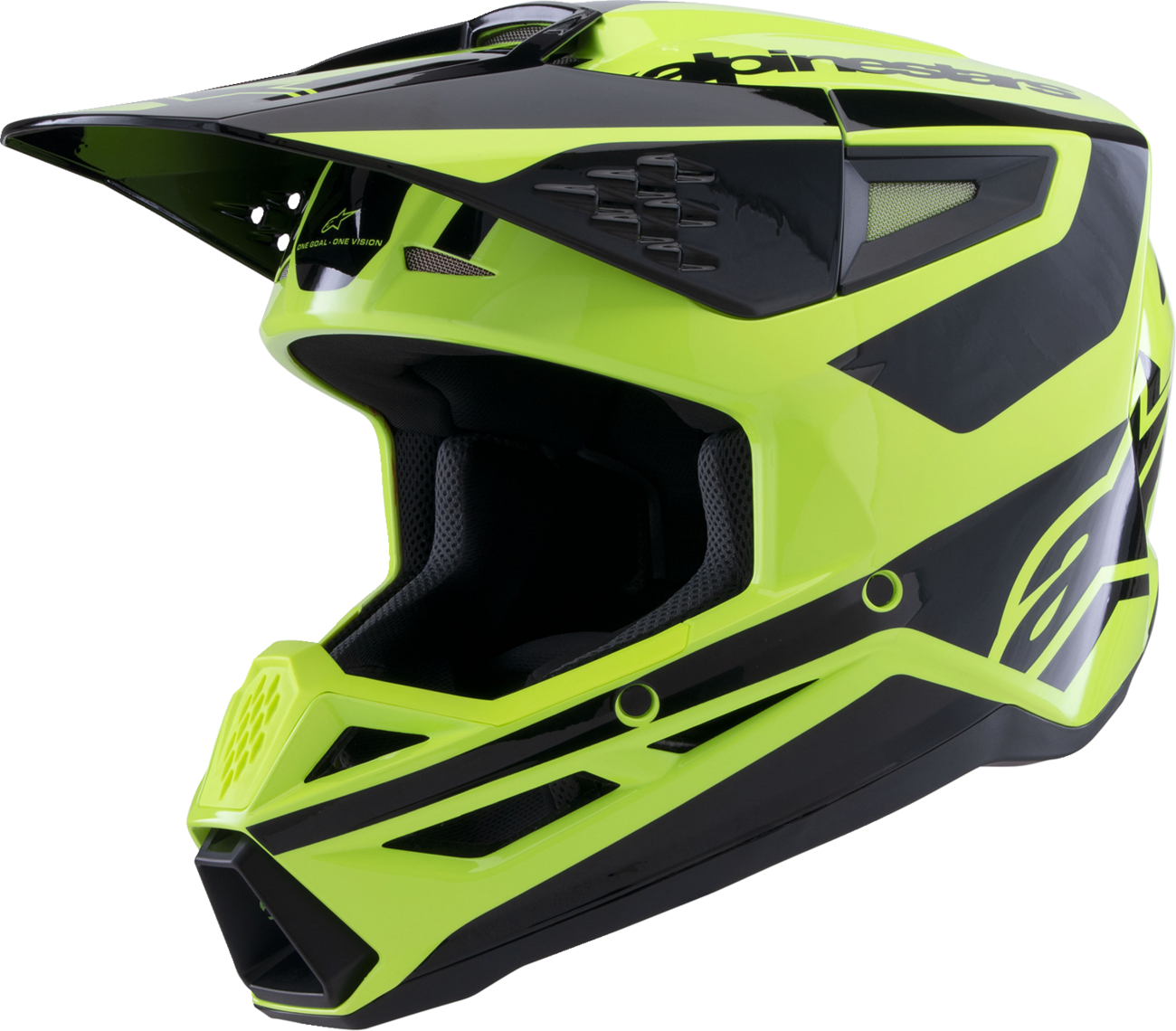 Alpinestars - SM3 Helmet - Heat - Gloss Yellow Fluo/Black