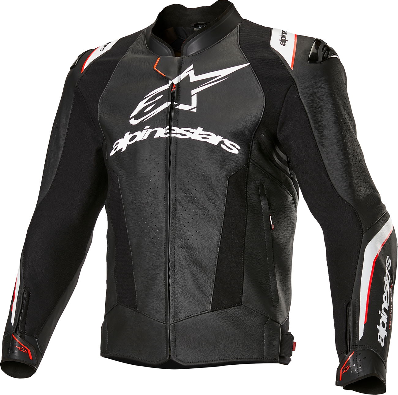 Alpinestars - Missile v3 Ignition Leather Jacket - Black/White