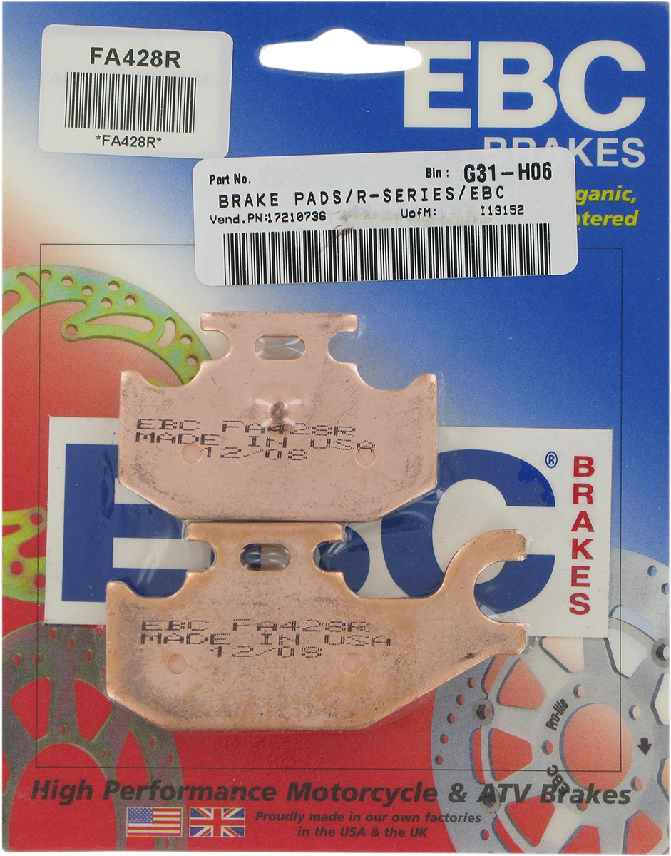 EBC - FA428R - Sintered "R" Brake Pads