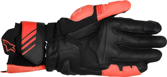 Alpinestars - GP Plus R V3 Leather Gloves - Bright Red/Fluo Red/Black