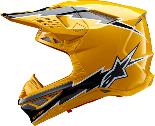 Alpinestars - Supertech M10 Helmet - Ampress - MIPS® - Gloss Black/Yellow