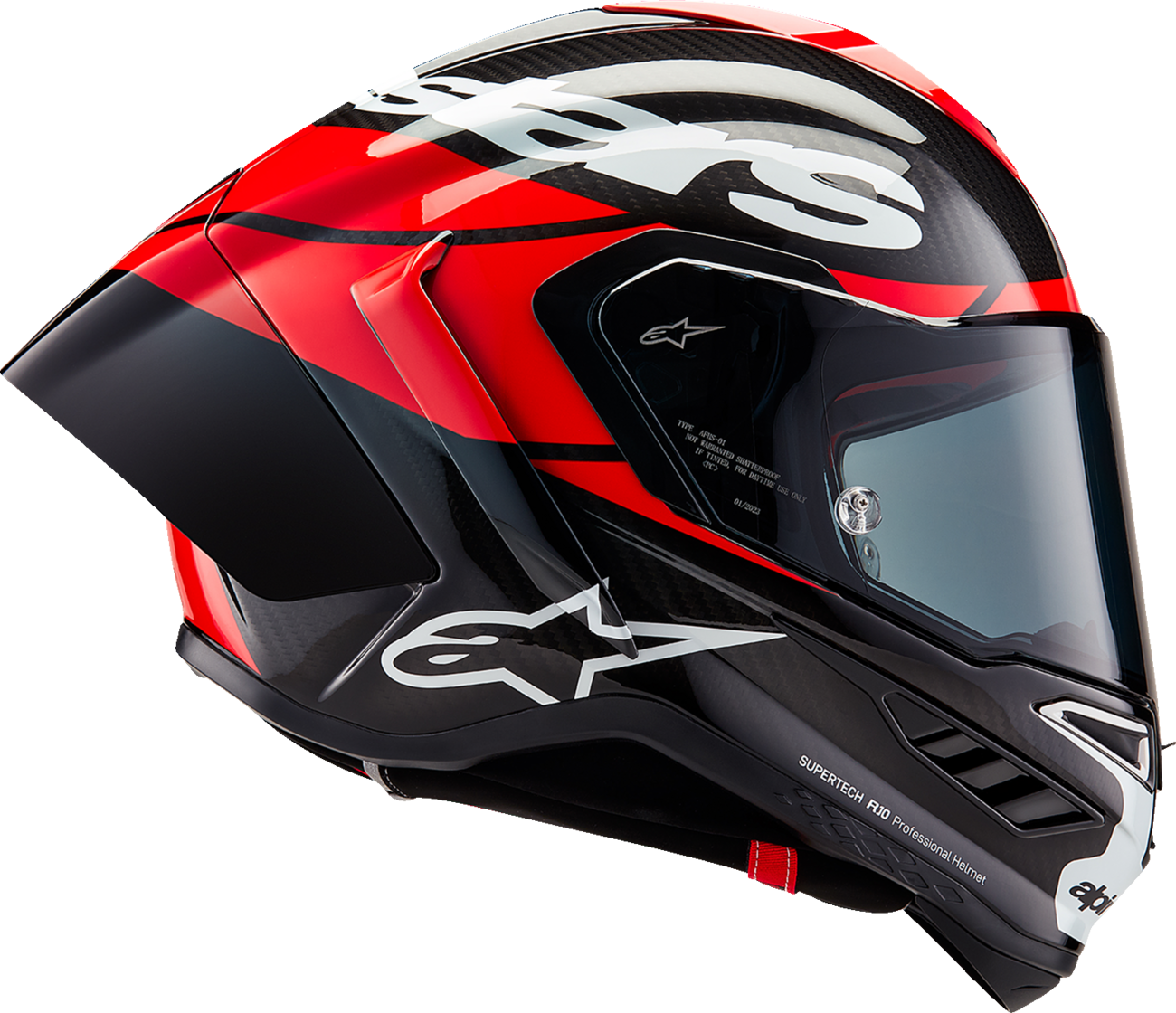 Alpinestars - Supertech R10 Helmet - Element - Carbon/Red/White
