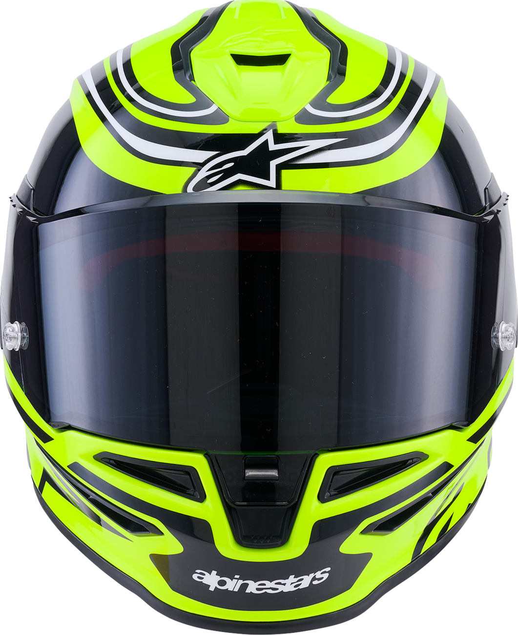 Alpinestars - Supertech R7 Helmet - Zeal - 22.06 - Gloss Yellow Fluo/Black/White