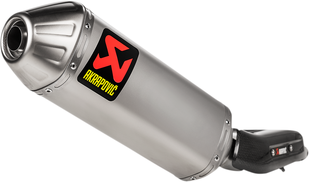 Akrapovic - S-Y7SO2-HFTT - Slip-On Line Muffler - Titanium - Ténéré 700