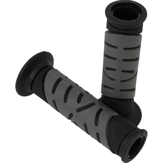 Pro Grip - 719 Dual Density Sportbike Grips - Open Ends - Black/Gray