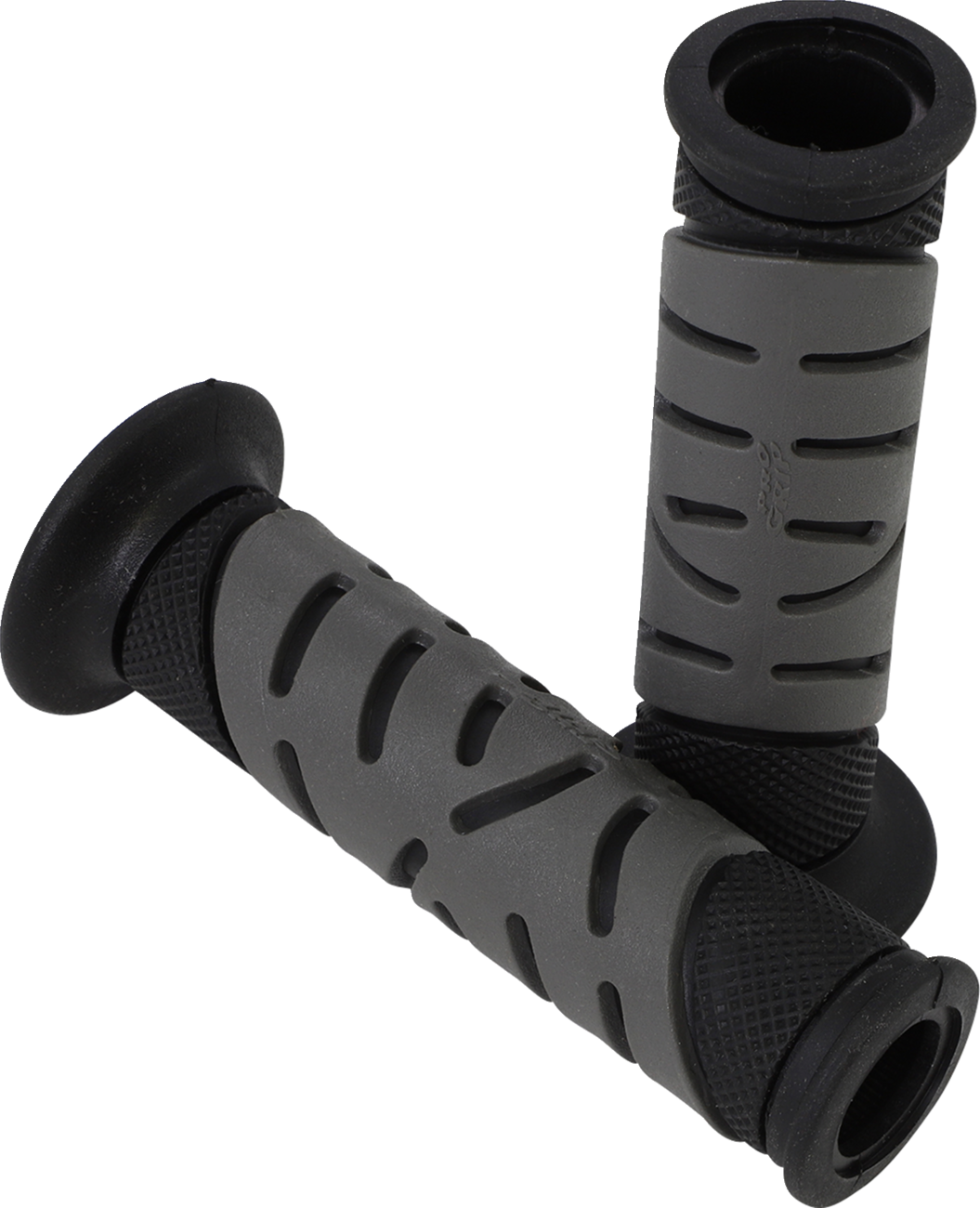 Pro Grip - 719 Dual Density Sportbike Grips - Open Ends - Black/Gray