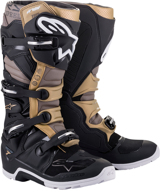 Alpinestars - Tech 7 Enduro Drystar® Boots - Black/Gray/Gold