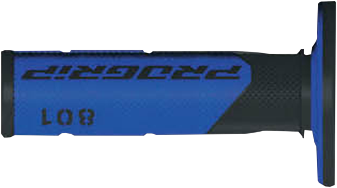 Pro Grip - 801 Hybrid Duo-Density Cross Grips - Black/Blue